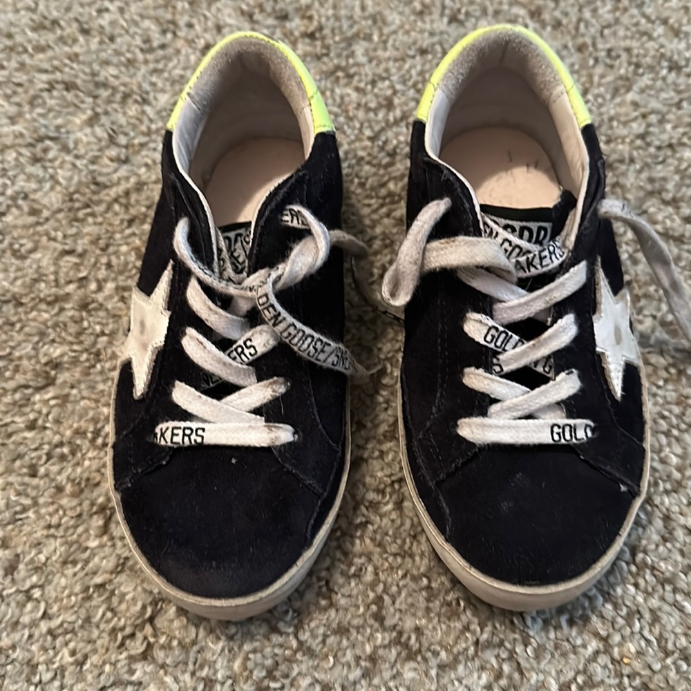 Size 27 black golden goose